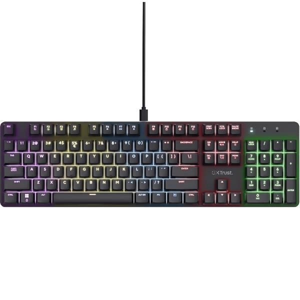 Trust gxt 871 zora tastiera gaming usb italiano nero - 25677