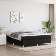 Giroletto a Molle con Materasso Nero 180x200 cm in Tessutocod mxl 123833