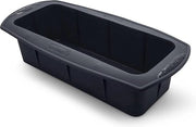Set di stampi per torta XL con rivestimento antiscivolo e forma di torta in silicone di alta qualità rettangolare - nero