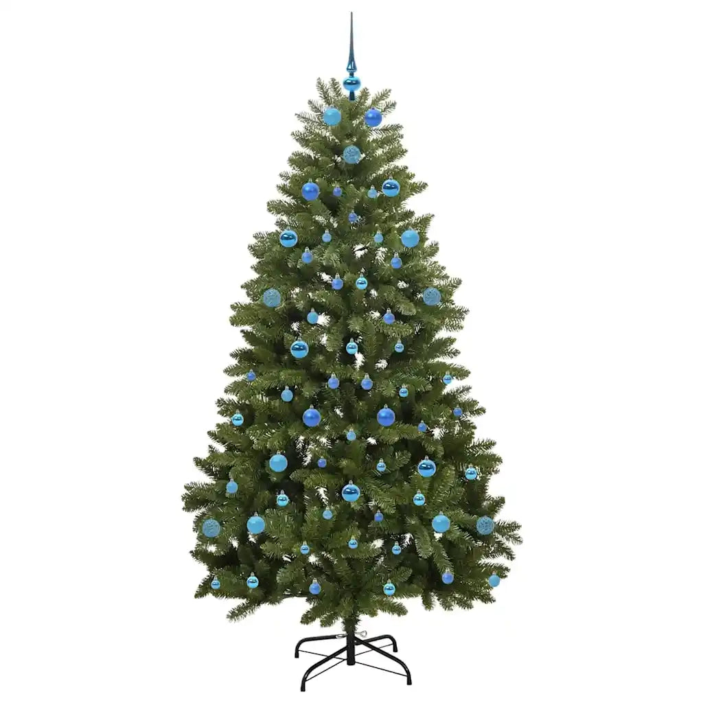 Albero di Natale | Decorazioni natalizie artificiale Verde 210 cm PVC e Metallo