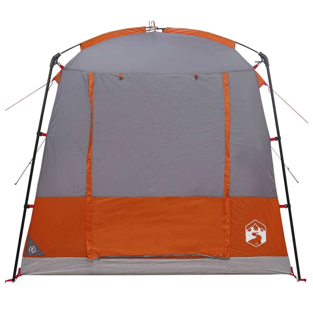 Tenda Party Grigio e arancione 4 persone 42017447