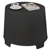 Crudup, Tavolino da Esterno 2 Posti Made in Italy, 46x40x38h cm Nero Antracite