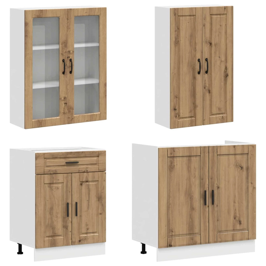 Unità Cucina PORTO 4 pcs Rovere Artigianale 3438354