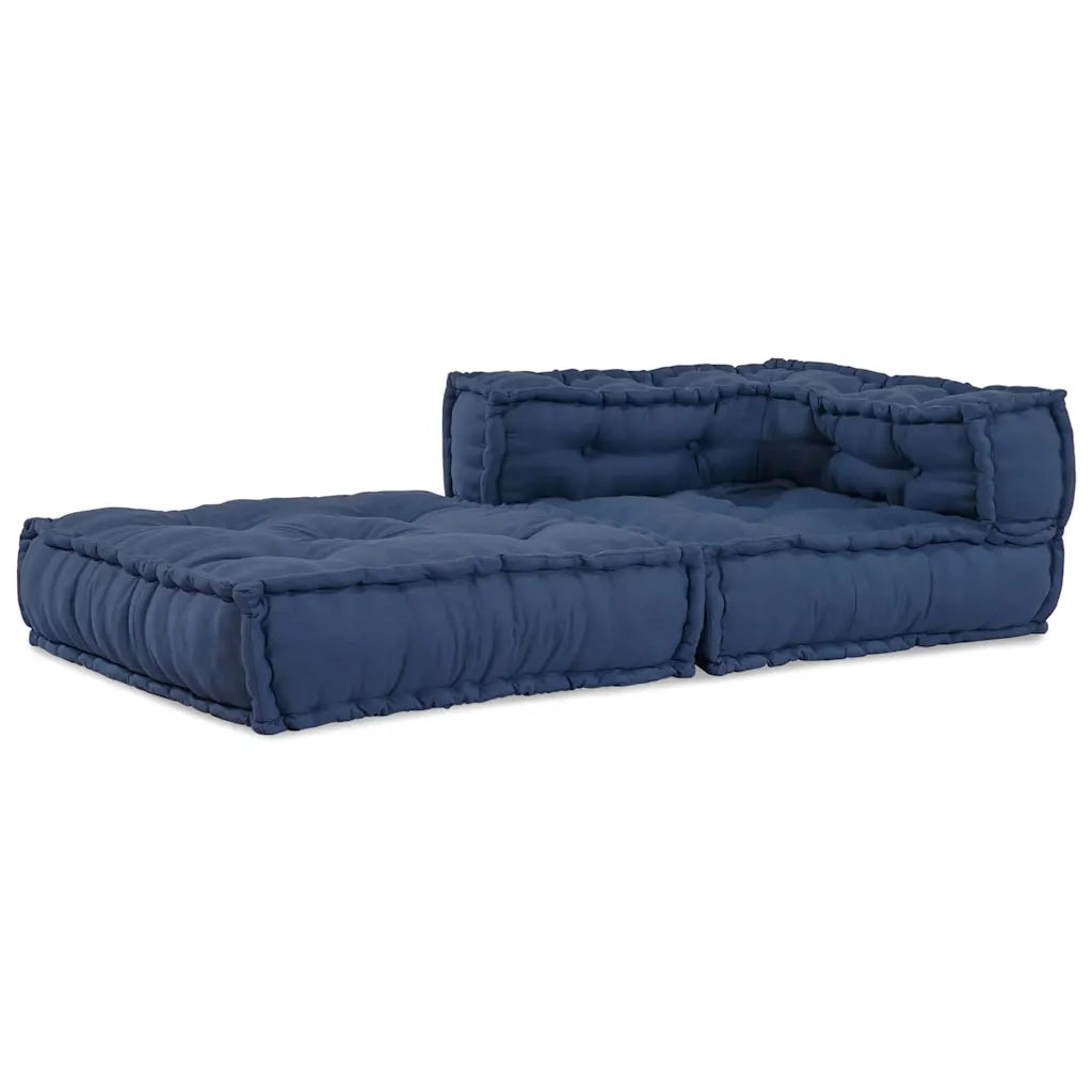 vidaXL Cuscino Blu 70 x 70 x 54 cm Poliestere
