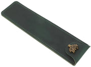 Etui unico per penna - Supporto unico per penna - Custodia per una penna riutilizzabile Tasca di stoccaggio per una penna/balpen Regalo Verde Verde
