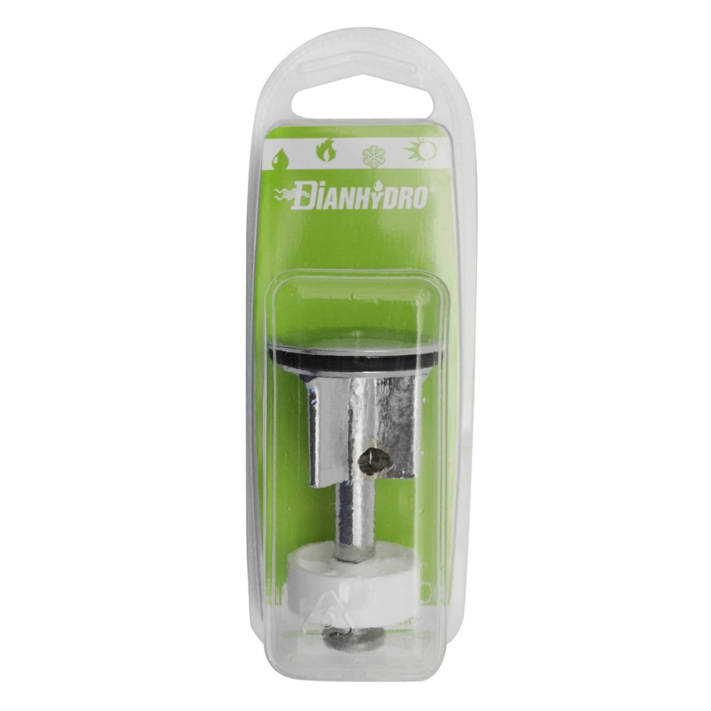TAPPO SALTERELLO OTTONE CROMATO LUX BLISTER- 1- FAIDF- pezzi 1