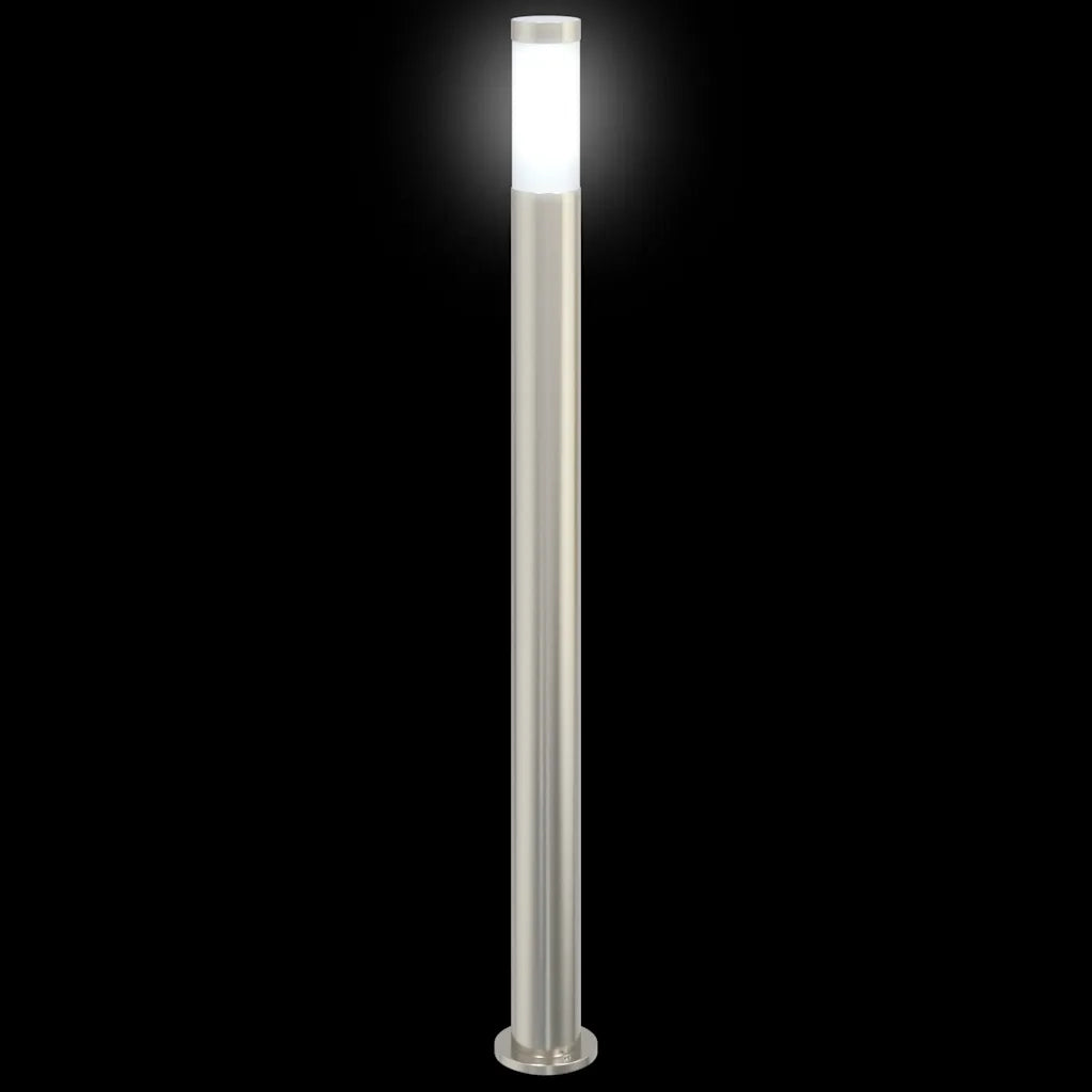 Lampioni a palo 3 pz 110 cm Acciaio Inox IP44 4006004