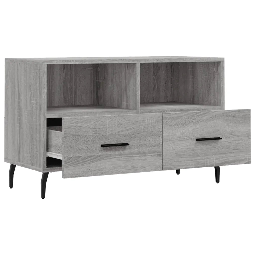 Mobile TV | Armadietto TV | Mobile Porta TV Grigio Sonoma 80x36x50 cm in Legno Multistrato