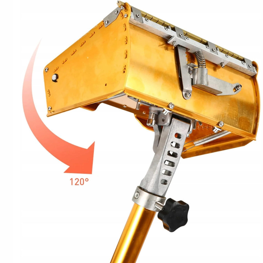 Plaster Box ProFlex – Dispositivo per Giunzioni Cartongesso | 3 kg | 250 mm | Manico Telescopico 100–162 cm