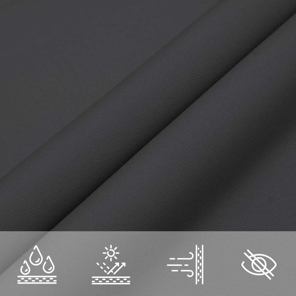 Vela da ombra solare Nero 6 x 2,5 m 100% Poliestere Oxford