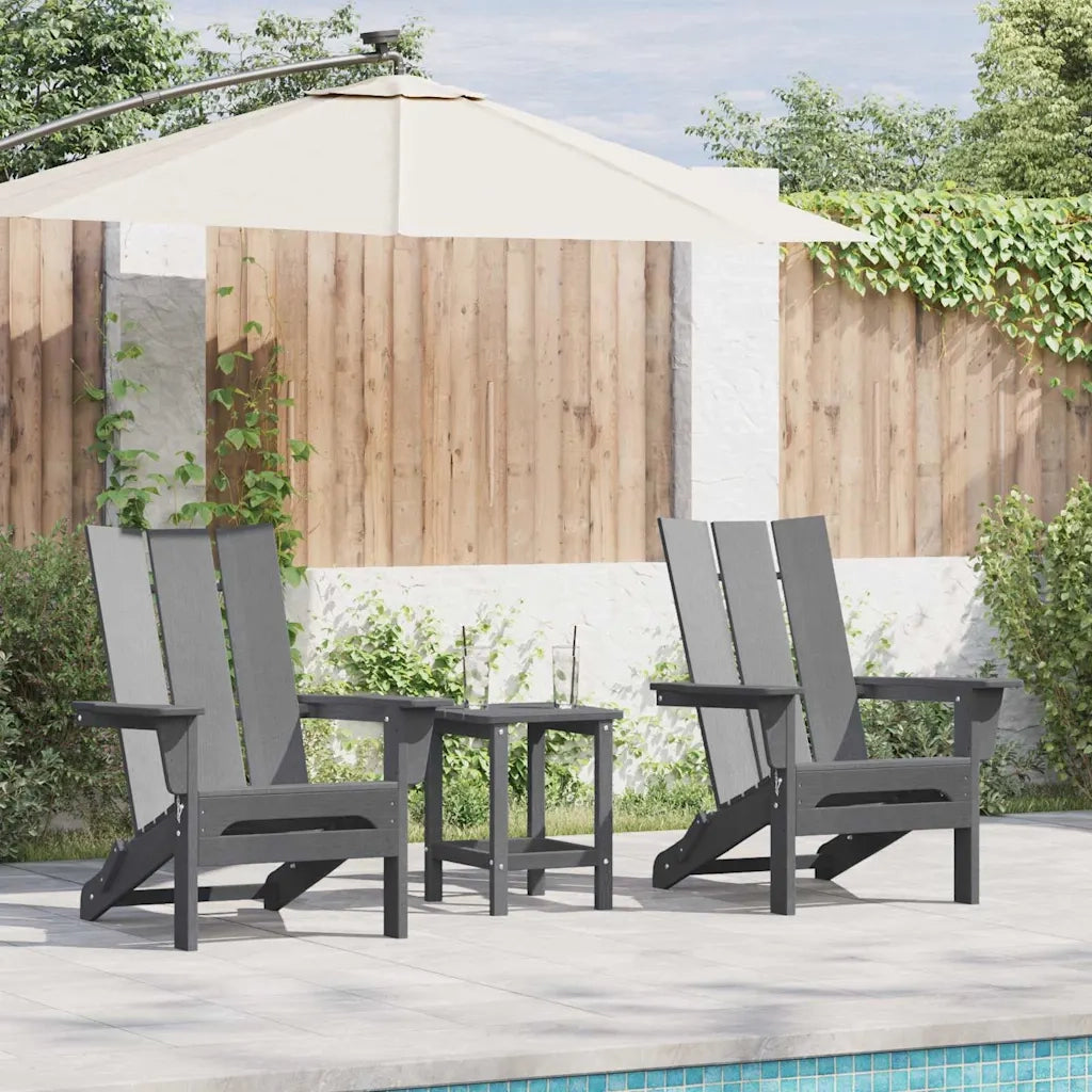 Sedia da Giardino 2 pz | Sedie da Esterno Grigio chiaro 80.5 x 74.5 x 92 cm