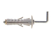 TASSELLO IN NYLON CON GANCIO LUNGO SB- - SB 12/6 ø mm.12x40 gancio mm.23 - 50 pezzi FISCHER