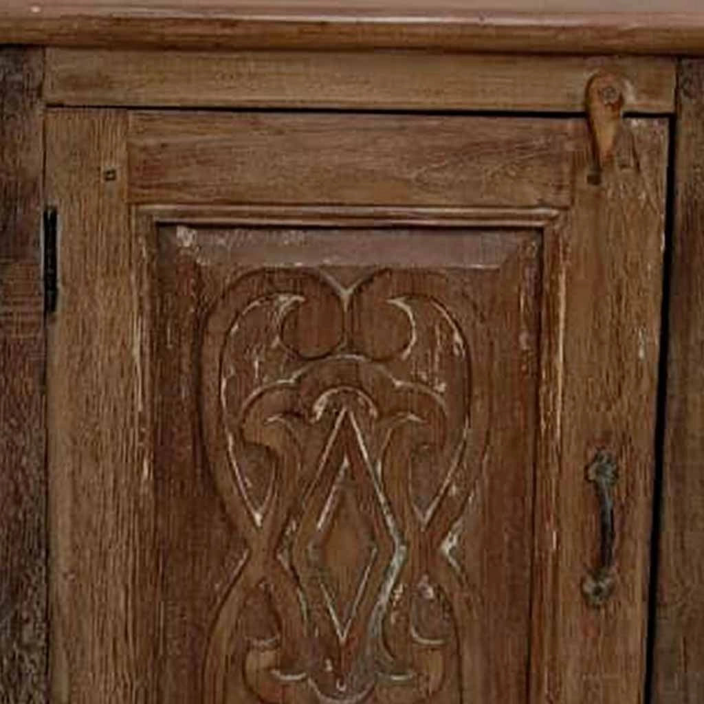Comodino in legno fatto a mano50x35x73h cm