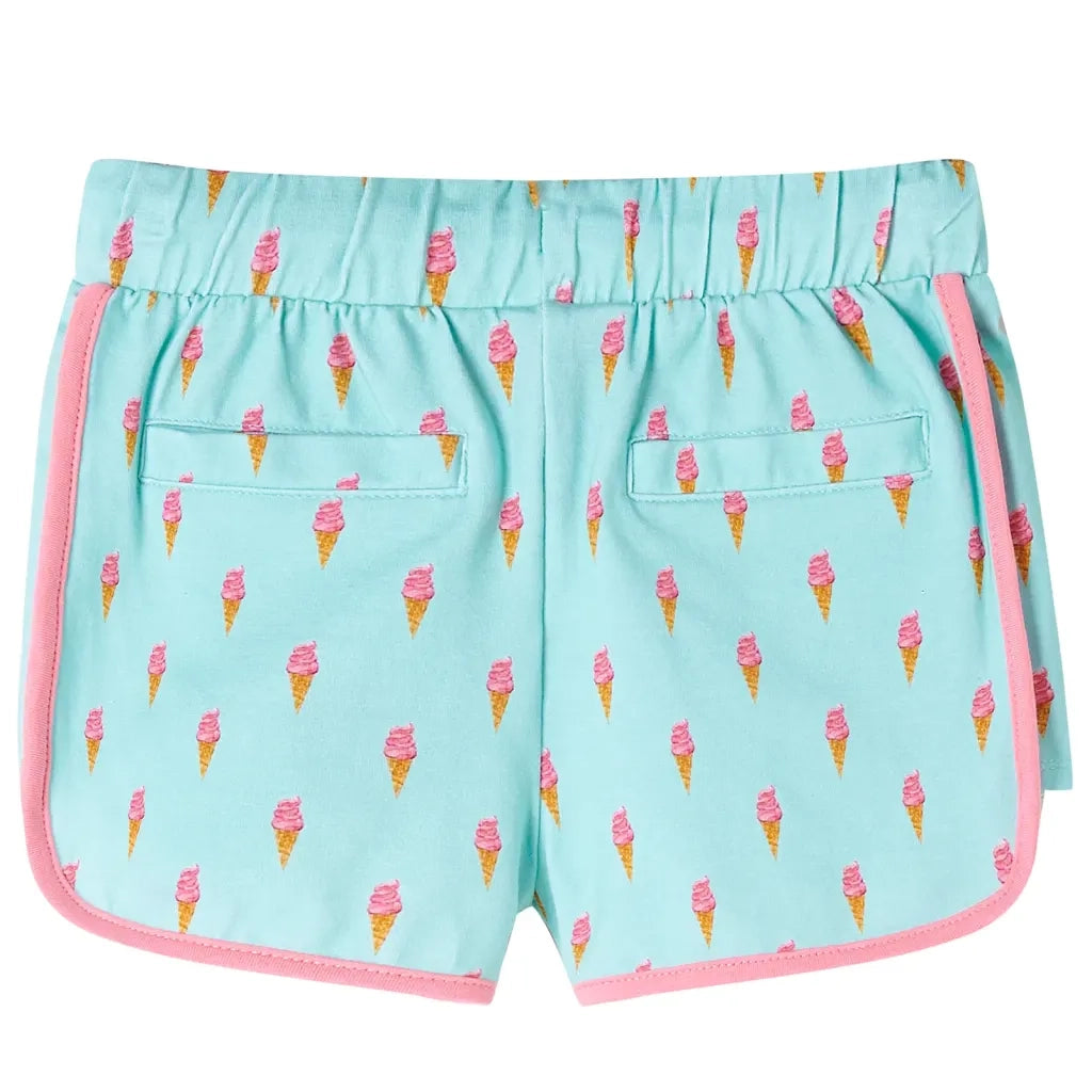 Pantaloncini per Bambini con Coulisse Menta Chiaro 104 CFW1218466