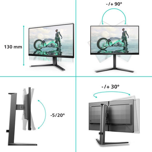 Philips Evnia 3000 25M2N3200U/00 Monitor PC 62,2 cm (24.5") 1920 x 1080 Pixel Full HD LCD Grigio