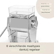 Molino Manuale per Grani - Tradizionale Mola Manuale per Grani e Semi