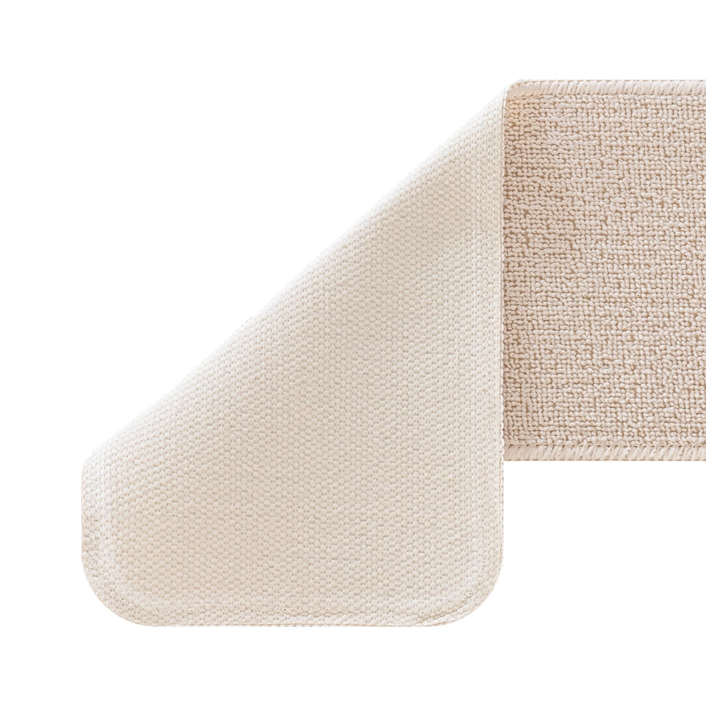 Tappetini per scale  con retro in lattice crema 20x75 cm