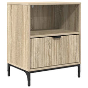 Comodino | Armadio da Notte | Mobiletto da notte con cassetto rovere sonoma 49 x 36 x 61 cm