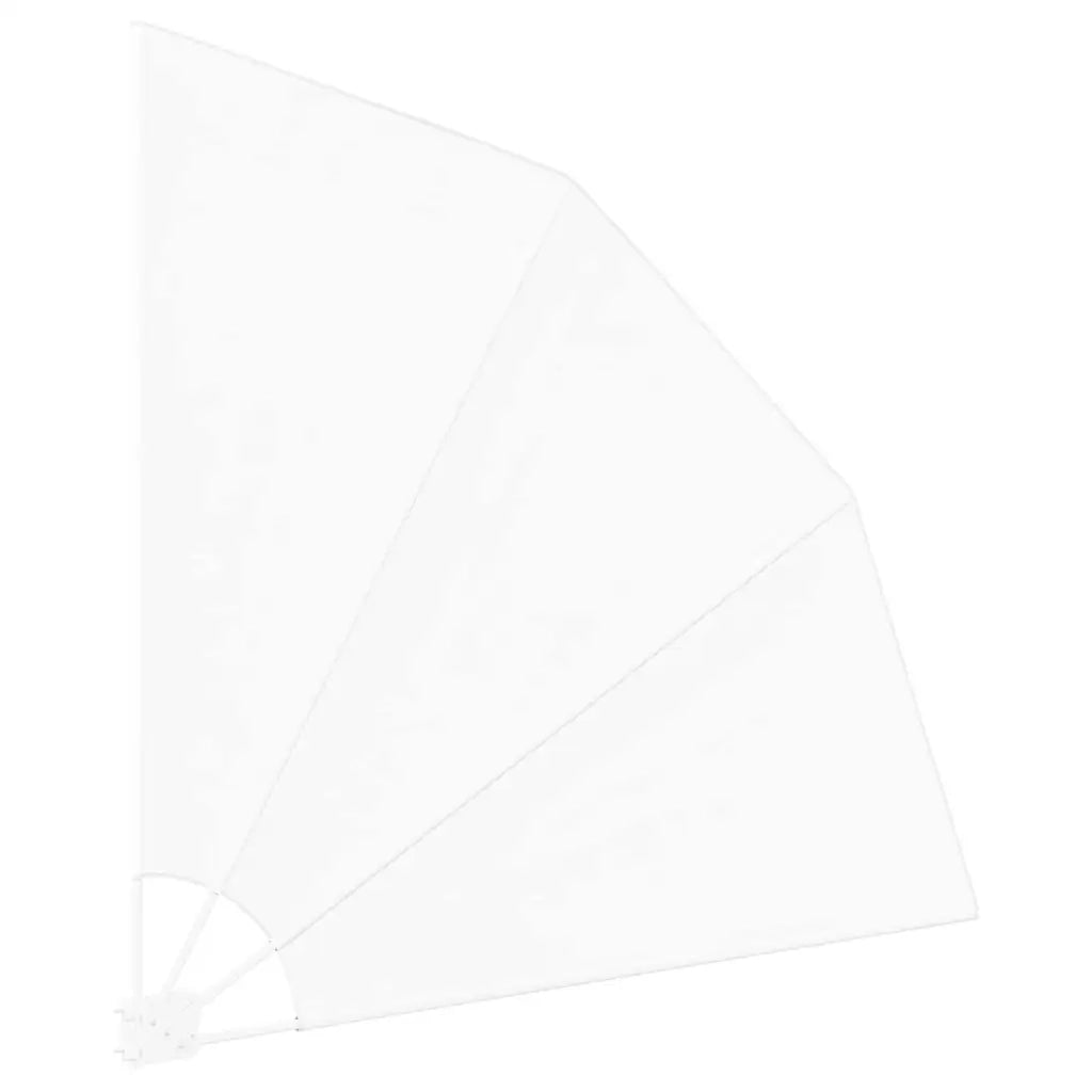 Schermo di Privacy per Balcone Bianco 160 x 160 cm Poliestere 42000921