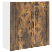 Pensile da cucina | Armadietto a muro PORTO Rovere fum¨¦ 80 x 31 x 80 cm