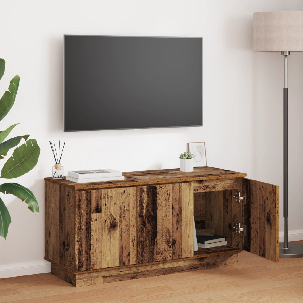 mobile TV Legno invecchiato 100x38x49 cm Legno ingegnerizzato