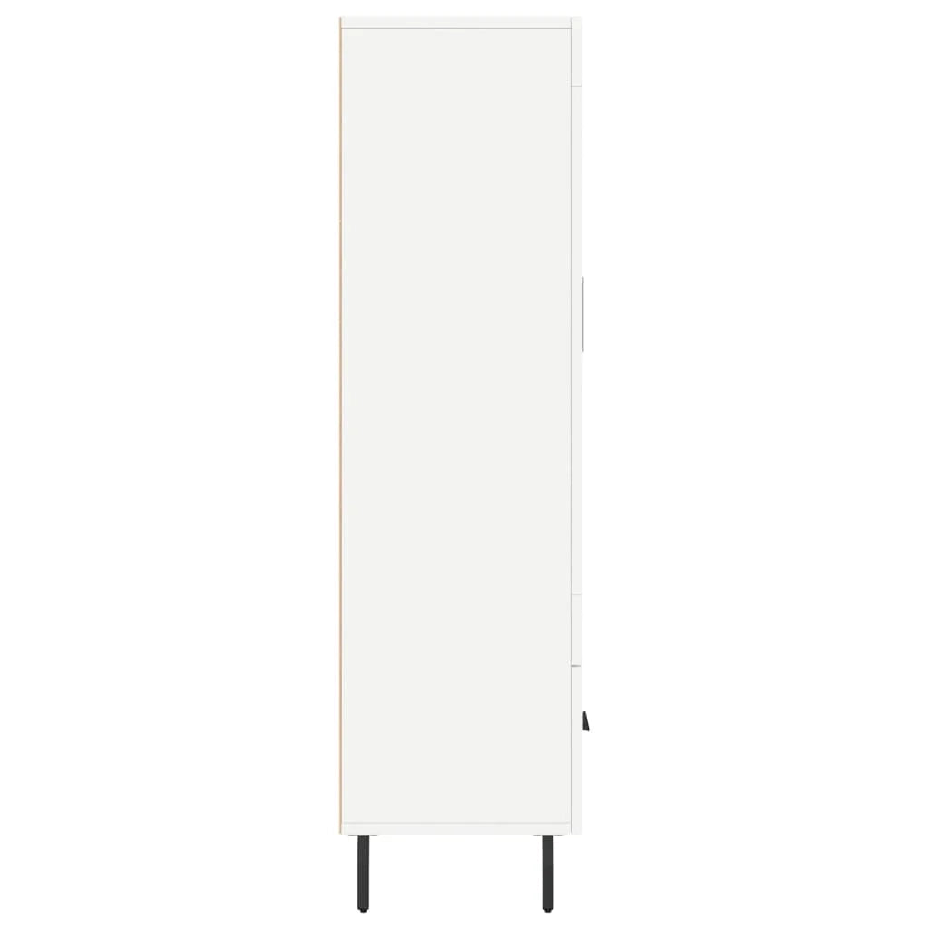 Buffet credenza cassettiera mobiletto mobile contenitore organizer cucina soggiorno salotto alto 69,5 x 31 x 115 cm legno ingegnerizzato bianco 02_0032492
