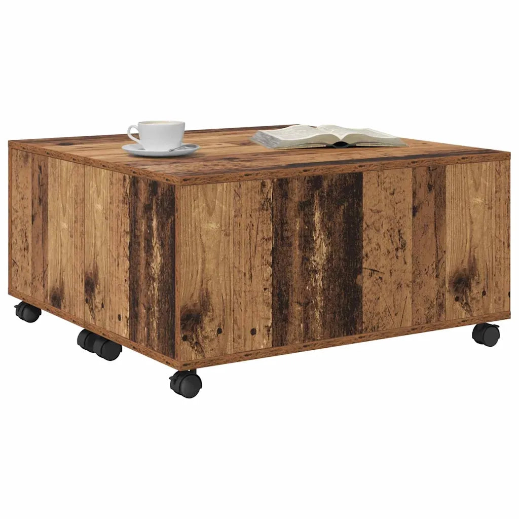 vidaXL Tavolino da salotto Legno Antico 75 x 75 x 38 cm