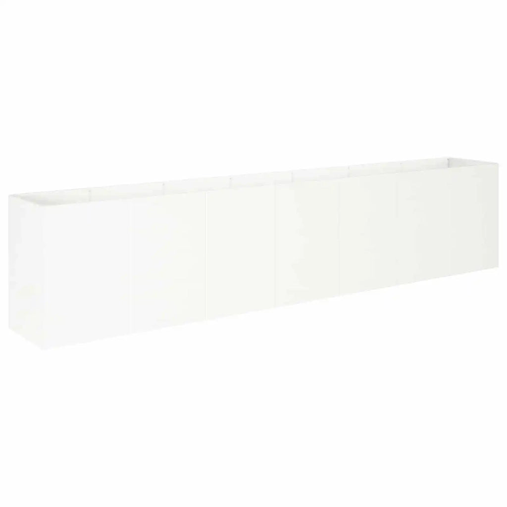 Vaso da giardino Bianco 280 x 40 x 60 cm 8005905