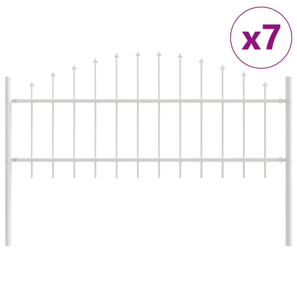 Recinzione per Giardino Woerden 7 pcs Bianco 3360166