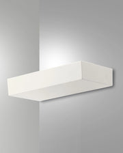 Emma Lampada da Parete LED 27W 3000K 2250lm Alluminio Bianco 28x16,5x5cm - Applique di Design Moderno per Illuminazione Interna Dimmerabile