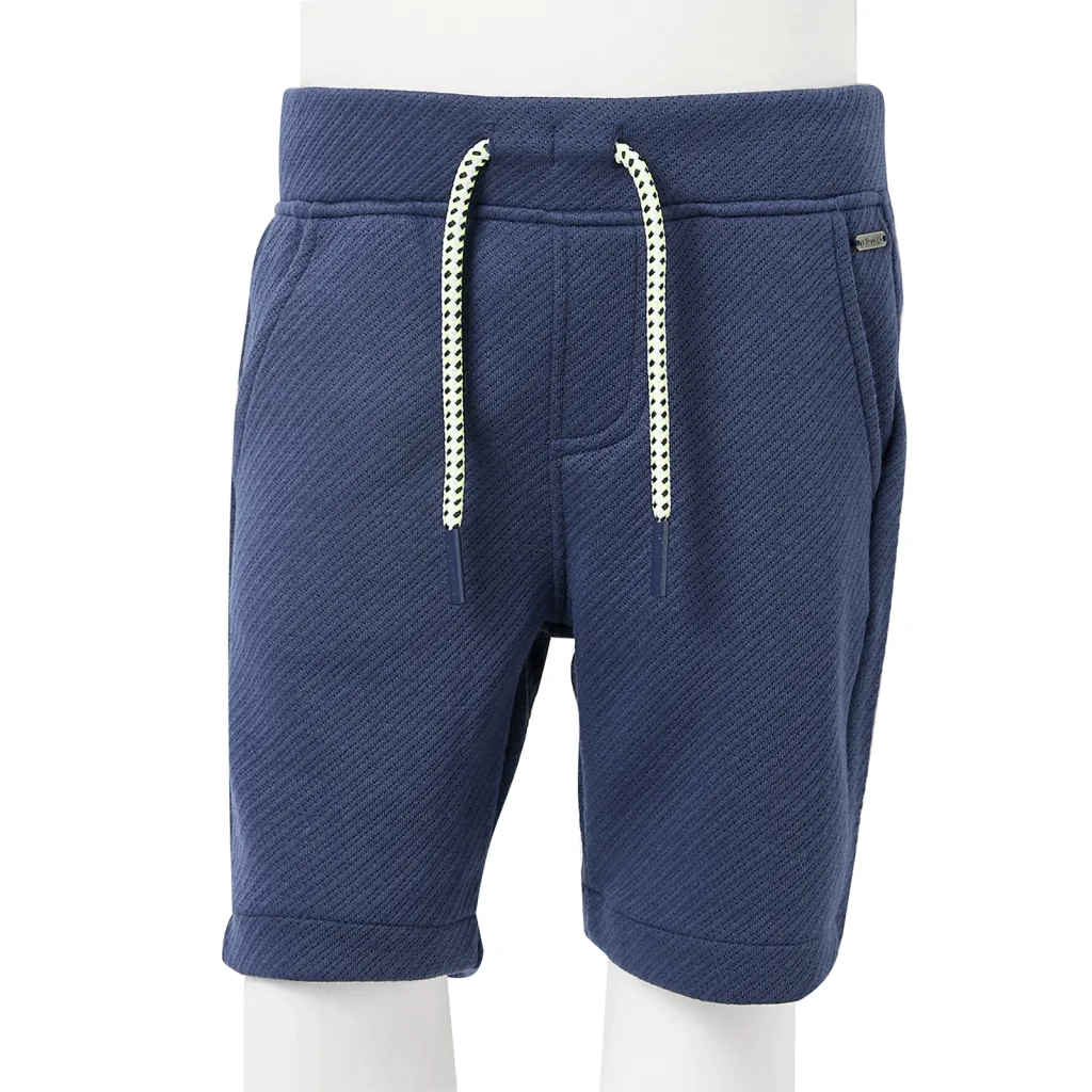 Pantaloncini per Bambini con Coulisse Blu Scuro 104 CFW6761118