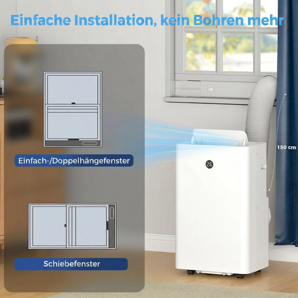 Condizionatore portatile 12000 BTU ¨C zephmum ¨C 4-in-1 WiFi controllo vocale