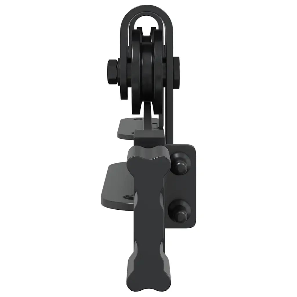 vidaXL Kit Anta Scorrevole per Armadio 91 cm in Acciaio al Carbonio