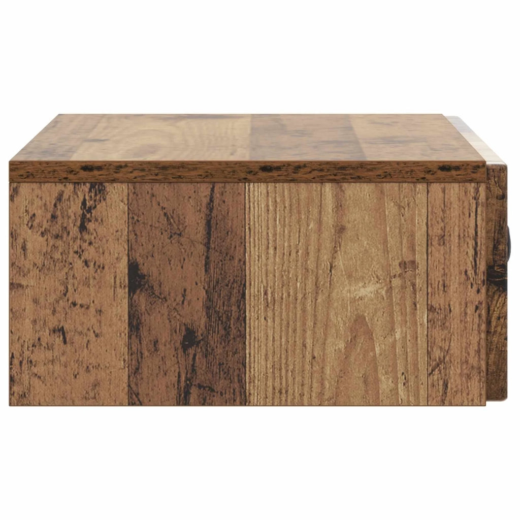 Tavolino da Parete Laterale Legno antico 59 x 34,5 x 17 cm 898153