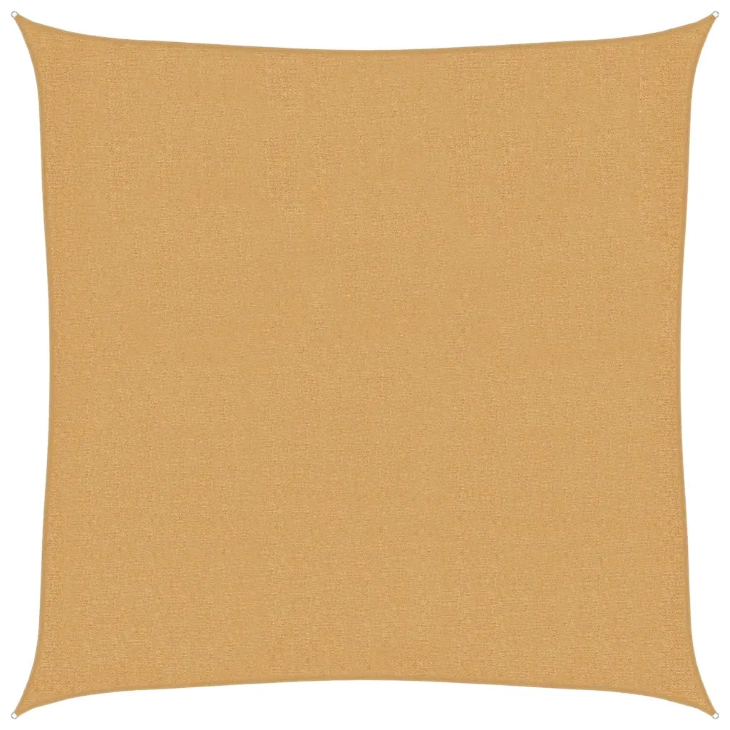 vidaXL Vela Parasole 160 g/m² Quadrata Sabbia 3,6x3,6 m in HDPE