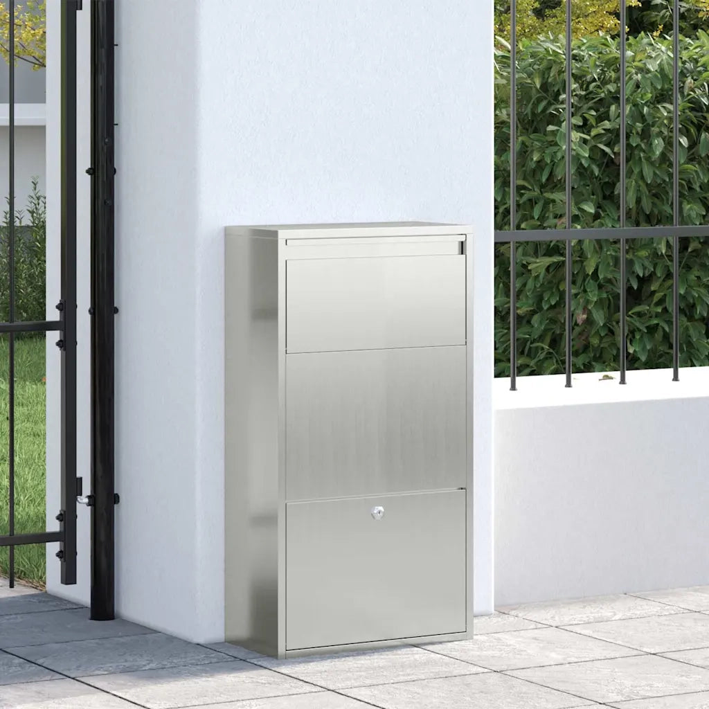 Cassetta per pacchi Argento 44 x 22 x 82 cm Acciaio zincato CFW3458335