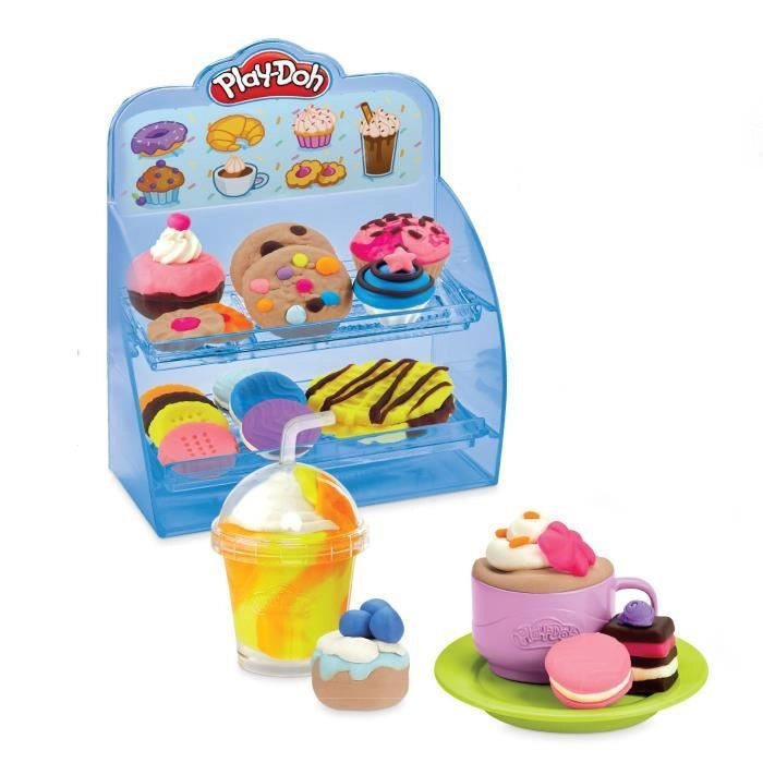 Play-Doh, Il mio super caffè, 20 accessori e 8 vasetti di plastilina, dai 3 anni in su