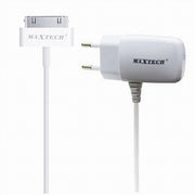 Trade Shop - Caricabatterie Da Viaggio Casa 30pin Iphone 3g/3s/4g/4s 5volt-1000ma Maxtech Ca-s005 -