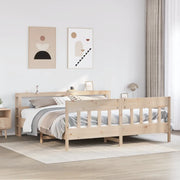 Letto senza Materasso 180x200 cm in Legno Massello di Pino 3306255