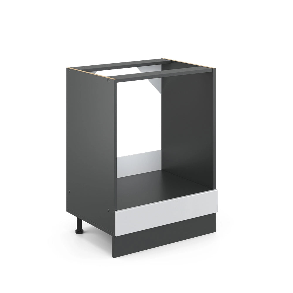 Vicco Mobile per forno da incasso Bianco casa di campagna 60 cm , PL Marmo
