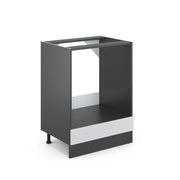 Vicco Mobile per forno da incasso Bianco casa di campagna 60 cm , PL Marmo