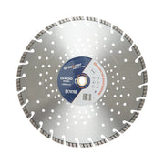 Disco diamantato turbo segmentato 400x30mm, segmento 10mm per cemento armato, pavimentazioni, archi, pietra dura Breckner Germany