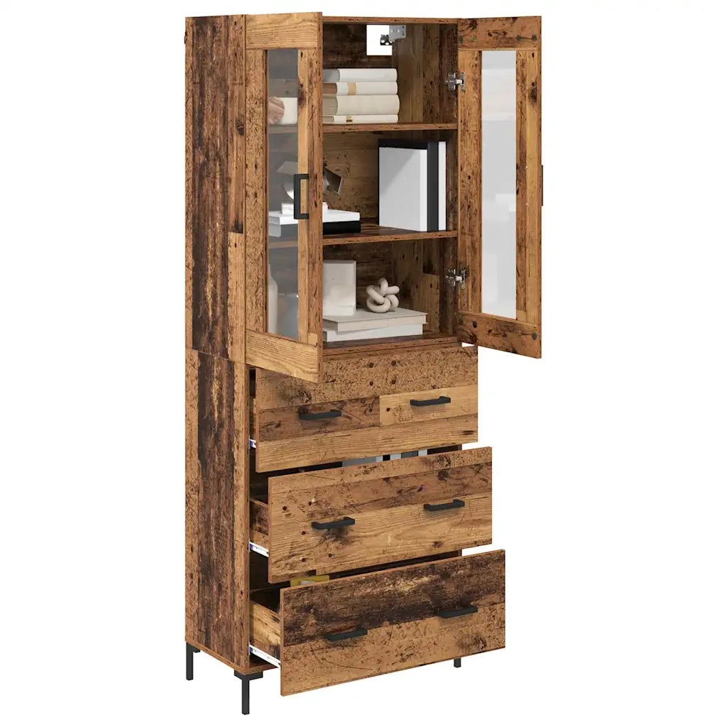 Credenza con cassetto 2 pcs Legno vecchio Legno multistrato 3415698