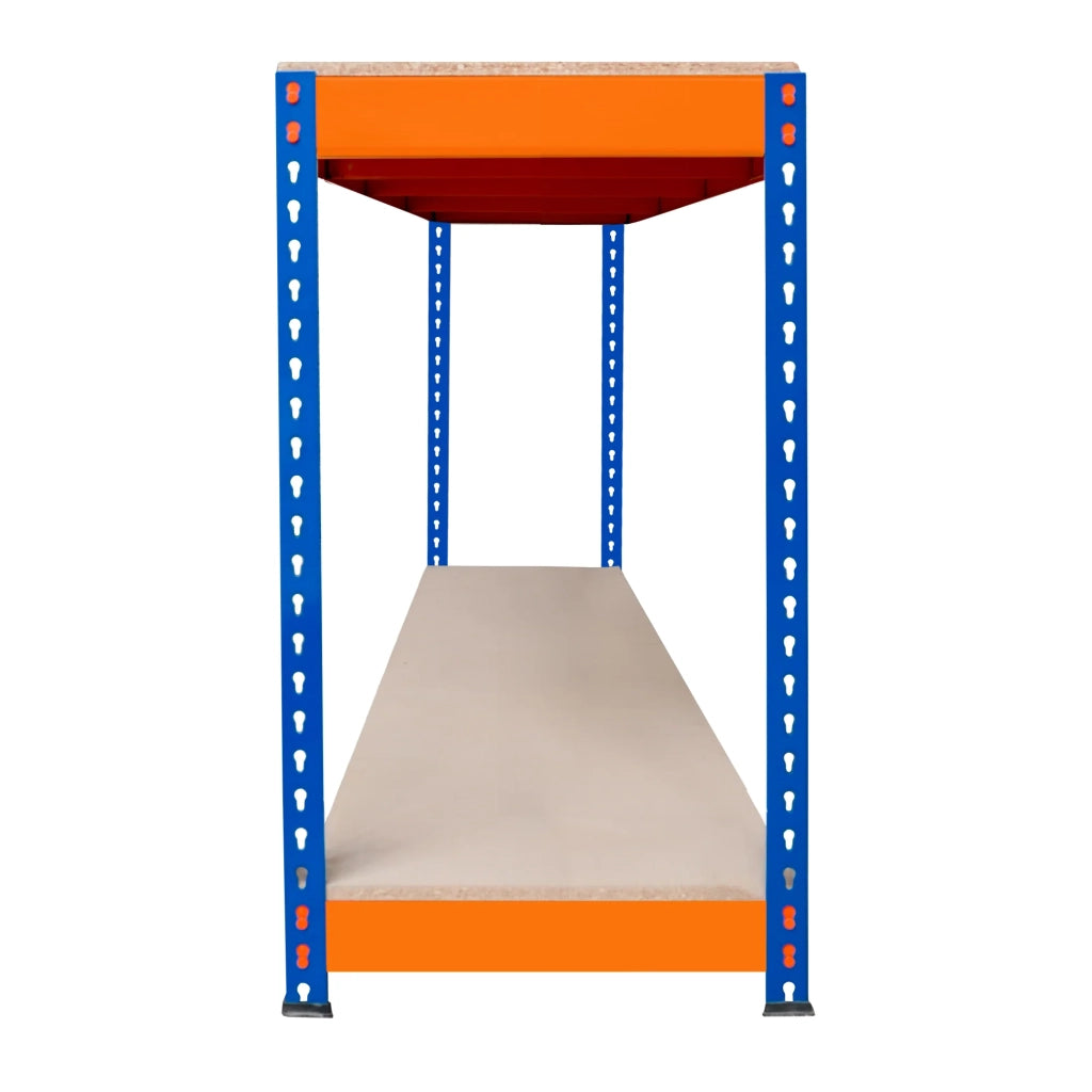 Banco da Lavoro a 2 Ripiani S-Rax - Postazione di lavoro 300kg - 180x45x90cm