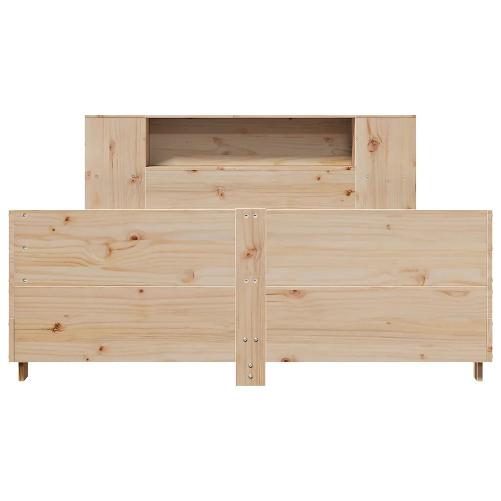 Letto senza Materasso 140x190 cm in Legno Massello di Pino 3323656
