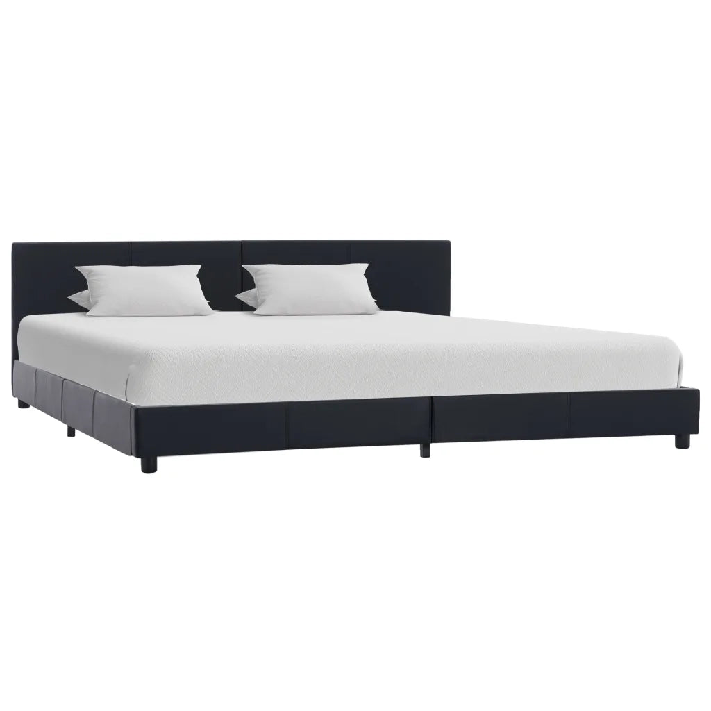 Giroletto Nero in Similpelle 180x200 cm cod mxl 63182