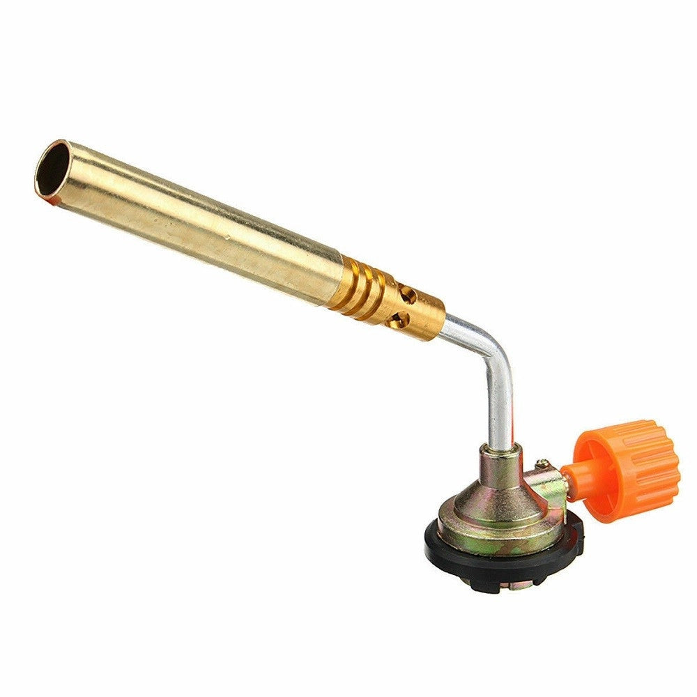 Trade Shop - Mini Cannello Saldatore A Gas Minisaldatore Torcia Fiamma Ossidrica Accensione -