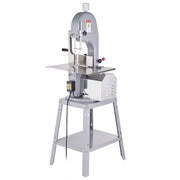 Segaossa Elettrica da Terra Uso Commerciale in Acciaio Inox per Carne Ossa da Macellerie 1500W Produttività max. 300kg/ora, Macchina Segaossa Elettrica Spessore di Taglio 4-200mm Altezza 250mm