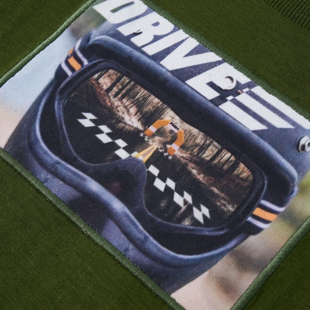 Maglietta per Bambini Maniche Lunghe Cachi Scuro 104 12635