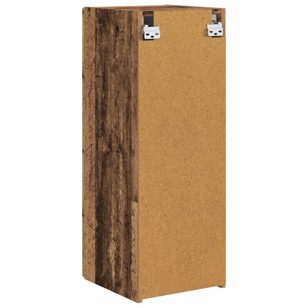 Mobile TV da parete 2 pcs Legno vecchio 30 x 31 x 80 cm 892306
